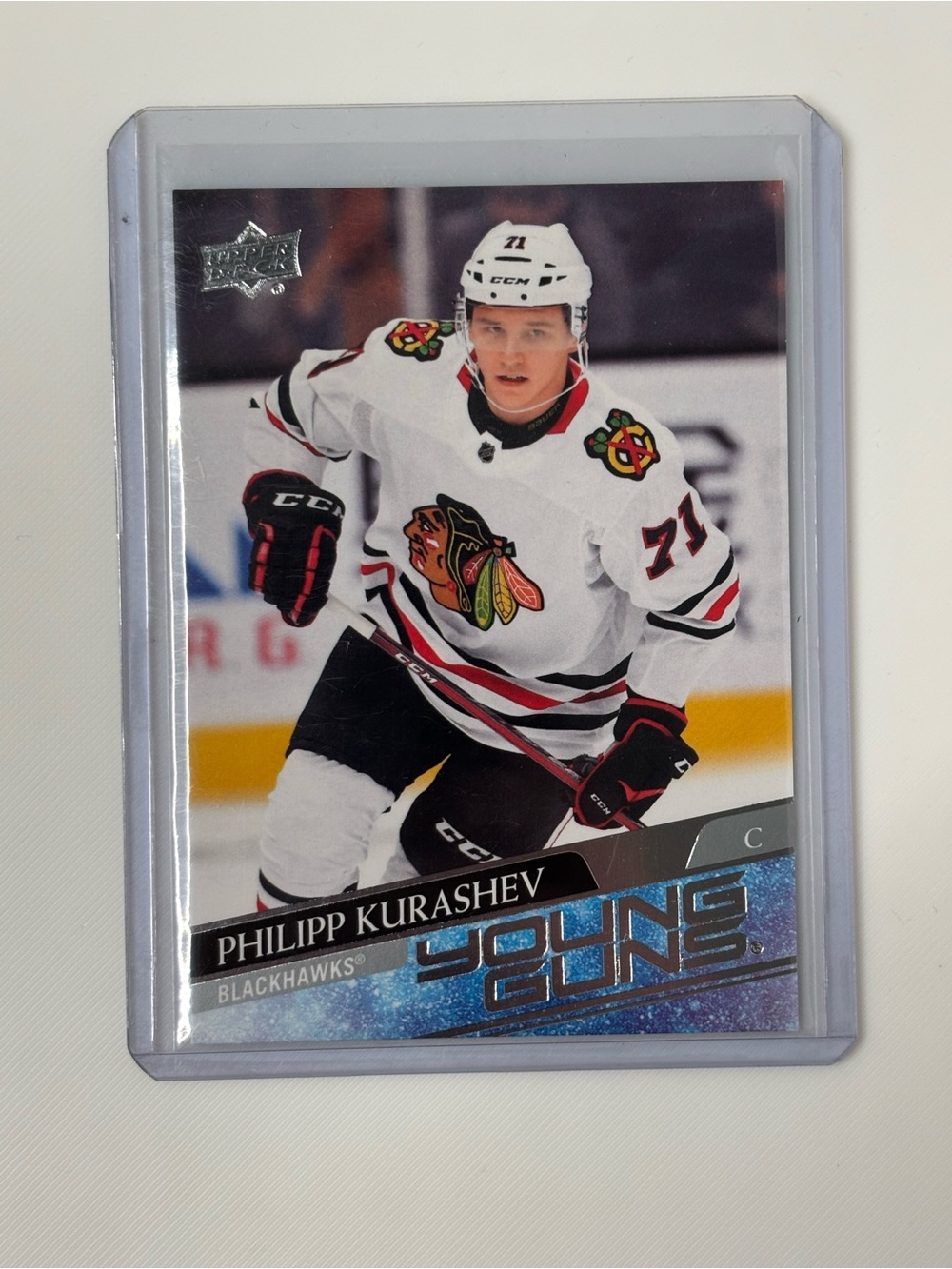 Philipp Kurashev 2020-21 Upper Deck Young Guns Rookie #238 Chicago Blackhawks 🏒